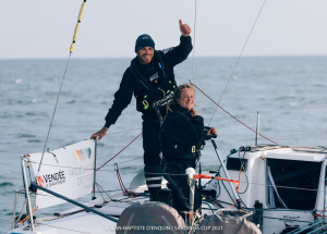 Le duo Océane: Élodie Bonafous et Corentin Horeau