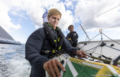 Tom Laperche et Loïs Berrehar en duo sur la Transat en Double 2021