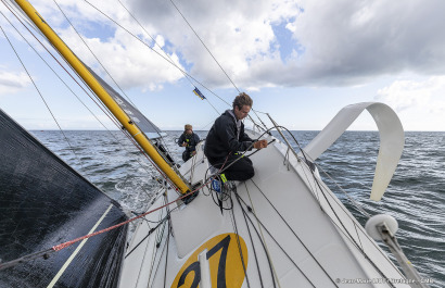 Tom Laperche et Loïs Berrehar en duo sur la Transat en Double 2021