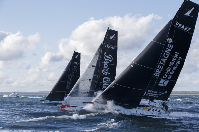 Depart de la Transat en Double Concarneau-Saint Barthelemy le 12/05/2021