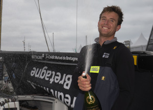 Photos de l'arricée de la 2ème étape de la Solitaire du Figaro 2021 à Fécamp