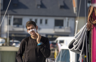 Ambiance sur les pontons avant le Depart de la 3eme etape de la Solitaire du Figaro 2021 entre Fecamp et la Baie de Morlaix - Fe