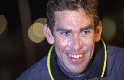 Gaston Morvan, skipper du Figaro Bretagne CMB Espoir, 13eme de la 4eme etape de la Solitaire du Figaro 2021 entre Roscoff et Sai