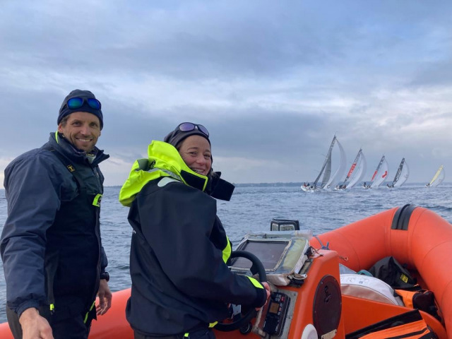 Jeanne Grégoire, directrice du Pôle Finistère course au large