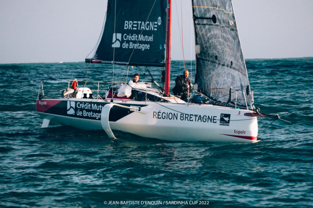 Arrivée première course de la Sardinha Cup 2022