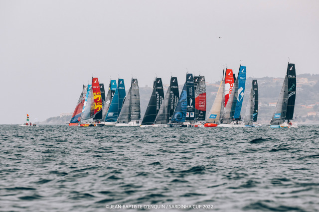 Départ de la deuxième course de la Sardinha Cup 2022