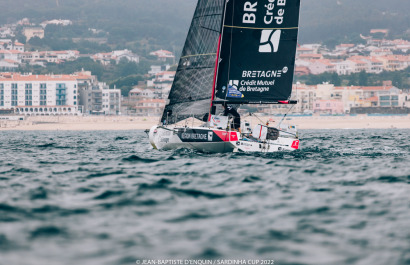 Départ de la deuxième course de la Sardinha Cup 2022