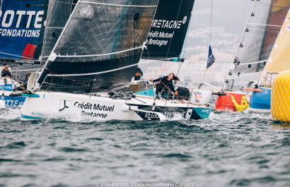 Départ de la deuxième course de la Sardinha Cup 2022