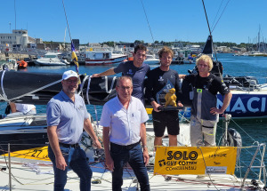 Tom Laperche et Gaston Morvan terminent respectivement 1er et 3e de la Solo Guy Cotten 2022